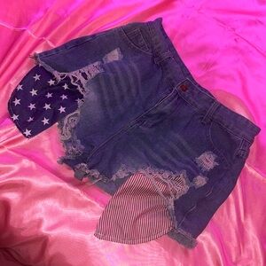 XL womans shorts worn 3x $16.00